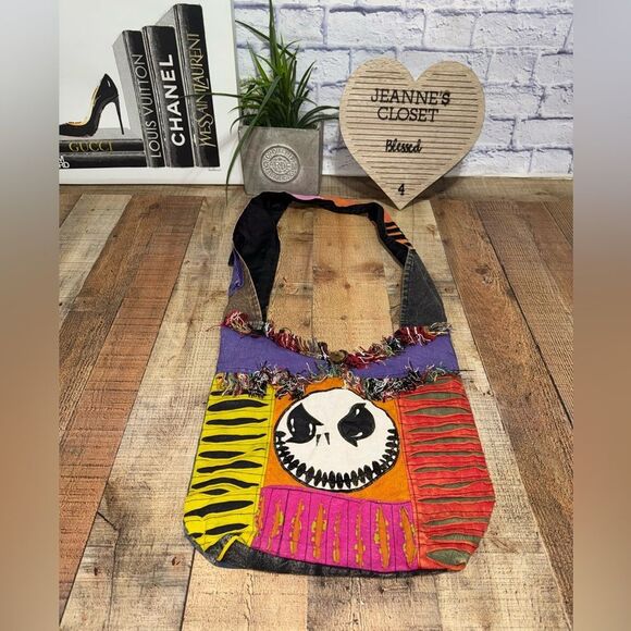 Jack Skellington TOTE The Nightmare Before Christmas BEAUTIFUL boho - Picture 1 of 15